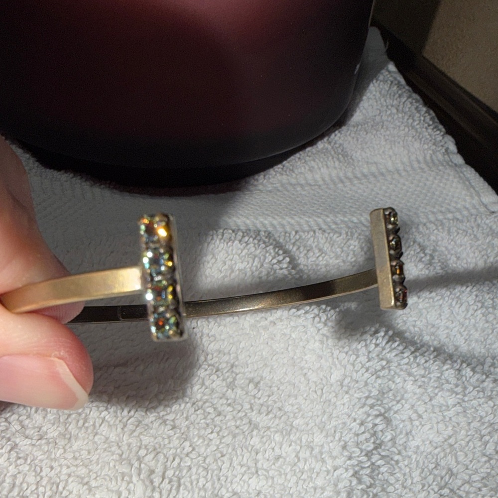Gold Bracelet with Multicolor Gemstones
